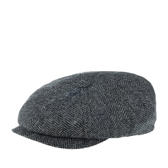 Кепка унисекс Lierys 6880501 8-PANEL CAP WOOL серая, р.55