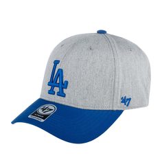 Бейсболка унисекс 47 BRAND B-PLMTT12KHP Los Angeles Dodgers MLB серая, one size