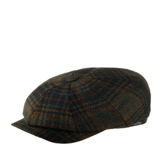 Кепка унисекс Wigens 101342 NEWSBOY CLASSIC CAP темно-зеленая, р.56