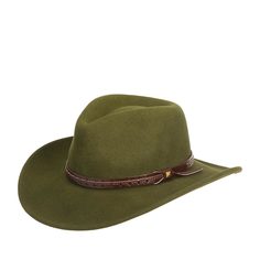 Шляпа унисекс Bailey W05LFJ FIREHOLE темно-зеленая, р.59