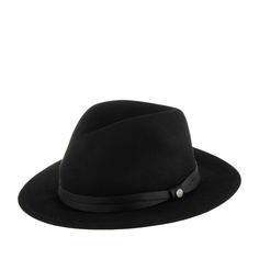 Шляпа унисекс Lierys 2528131 TRAVELLER WOOLFELT черная, р. 59