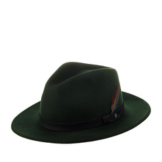 Шляпа унисекс Stetson 2598101 YUTAN темно-зеленая, р.57