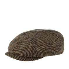 Кепка унисекс Stetson 6840214 HATTERAS HARRIS TWEED коричневая, р.60