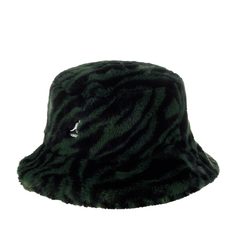 Панама унисекс Kangol K4370 Faux Fur Bucket оливковая, р.55