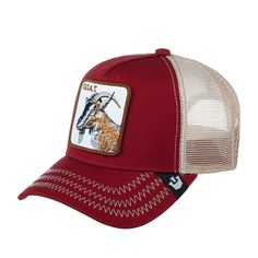 Бейсболка унисекс Goorin Bros. 101-0385 бордовая, one size
