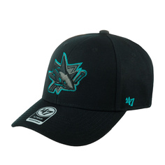 Бейсболка унисекс 47 BRAND H-MVPSP22WBP-BKA San Jose Sharks NHL черная, one size