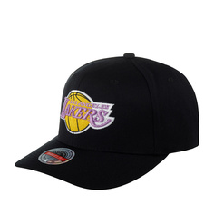 Бейсболка Mitchell & Ness HHSSINTL1245-LALBLCK Los Angeles Lakers NBA черная, one size Mitchell&Ness