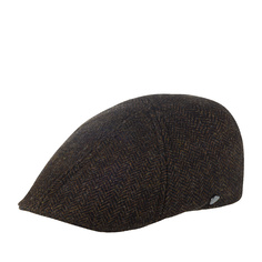 Кепка унисекс Lierys 6610510 DUCK CAP WOOL темно-коричневая, р.61