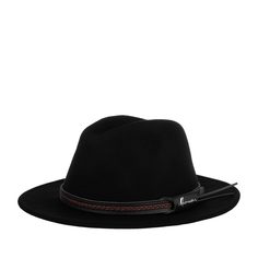 Шляпа унисекс HERMAN MAC TUCKER черная, р.55