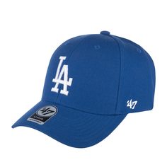 Бейсболка унисекс 47 BRAND B-MVP12WBV Los Angeles Dodgers MLB синяя, one size