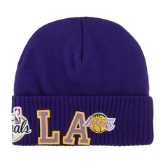Шапка унисекс Mitchell&Ness KTCFMM21153-LALLosAngelesLakersNBA фиолетовая, one size