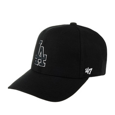 Бейсболка унисекс 47 BRAND B-MVPSP12WBP-BKC Los Angeles Dodgers MLB черная, one size
