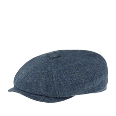 Кепка унисекс Stetson 6873504 HATTERAS LINEN HERRINGBONE синяя, р.59