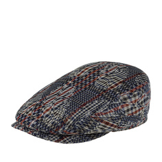 Кепка унисекс Stetson 6380205 DRIVER CAP VIRGIN WOOL/LINEN синяя/красная, р.56