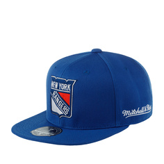 Бейсболка унисекс Mitchell&Ness 6HSFSH22084-NYABLUE New York Rangers NHL синяя, р.62