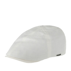 Кепка унисекс Stetson 6621501 DUCK CAP COTTON LINEN белая, р.63