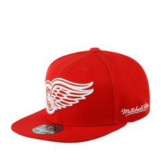 Бейсболка унисекс Mitchell&Ness 6HSFSH22084-DRWRED1 Detroit Red Wings NHL красная, р.58