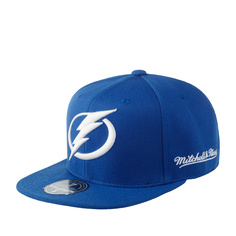 Бейсболка унисекс Mitchell & Ness 6HSFSH22084-TBLBLUE Tampa Bay Lightning NHL синяя, р.56