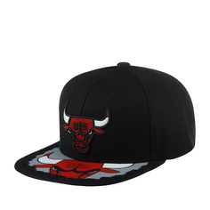 Бейсболка унисекс Mitchell & Ness HHSS5725-CBUYYPPPBLCK Chicago Bulls NBA черная, one size Mitchell&Ness