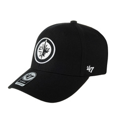 Бейсболка унисекс 47 BRAND H-MVP47WBV-BKW Winnipeg Jets NHL черная, one size