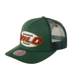 Бейсболка унисекс Mitchell&Ness HHSS5766-MWIYYPPPGREN Minnesota Wild NHL зеленая, one size