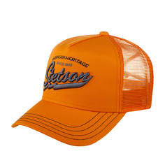Бейсболка Stetson 7751171 TRUCKER CAP AMERICAN HERITAGE CLASSIC оранжевая, one size