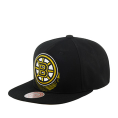 Бейсболка унисекс Mitchell & Ness HHSS6086-BBNYYPPPBLCK Boston Bruins NHL черная, one size Mitchell&Ness