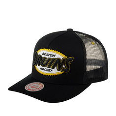 Бейсболка унисекс Mitchell & Ness HHSS5767-BBNYYPPPBLCK Boston Bruins NHL черная, one size Mitchell&Ness