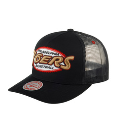 Бейсболка Mitchell & Ness HHSS5461-P76YYPPPBLCK Philadelphia 76Ers NBA черная, one size Mitchell&Ness