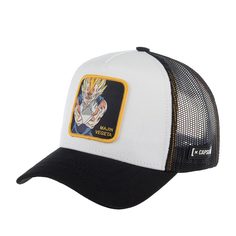 Бейсболка унисекс CAPSLAB CL/DBZ2/1/MV4 Dragon Ball Majin Vegeta белая / черная, one size Capslab®