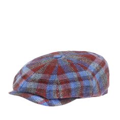 Кепка восьмиклинка унисекс Stetson 6840322 HATTERAS PATCHWORK синяя / красная, р. 59