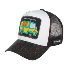 Бейсболка унисекс CAPSLAB CL/SD1/1/MAC Scooby-Doo Mystery Machine белая, one size Capslab®