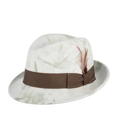 Шляпа унисекс Bailey 7001 TINO белая / оливковая, р. 61