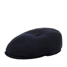 Кепка шестиклинка унисекс Stetson 6640105 6-PANEL CAP WOOL/CASHMERE темно-синяя, р. 58