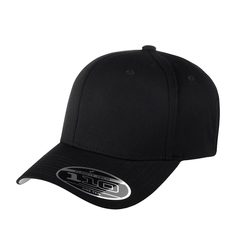 Бейсболка унисекс FLEXFIT 6277DC черная, one size