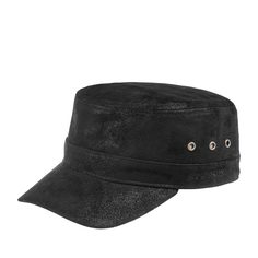 Кепка немка унисекс Stetson 7497105 ARMY CAP PIGSKIN черная, one size