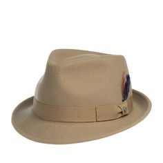 Шляпа унисекс Stetson 1238101 TRILBY бежевая, р. 59