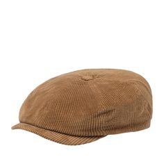 Кепка восьмиклинка унисекс Stetson 6861101 8-PANEL CAP CORD бежевая, р. 55