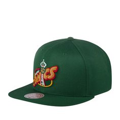 Бейсболка унисекс MITCHELL NESS HHSS3258-SSUYYPPPGREN Seattle Supersonics NBA зеленая Mitchell&Ness