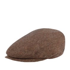 Кепка коппола унисекс Stetson 6380502 BELFAST WOOLRICH темно-коричневая, р. 57