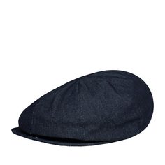 Кепка восьмиклинка унисекс HANNA HATS Newsboy Denim 20B2 темно-синяя, р. 57