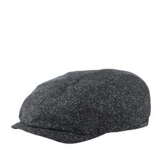 Кепка восьмиклинка унисекс Wigens 101724 NEWSBOY CLASSIC CAP темно-серая, р. 63