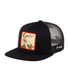 Бейсболка унисекс CAPSLAB CL/LOO7/1/CASF/WI3 Looney Tunes Wile E. Coyote черная / красная Capslab®