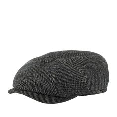 Кепка восьмиклинка унисекс Wigens 101723 NEWSBOY CLASSIC CAP темно-серая, р. 60