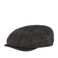 Кепка восьмиклинка унисекс Stetson 6870501 HATTERAS WOOL коричневая, р. 61