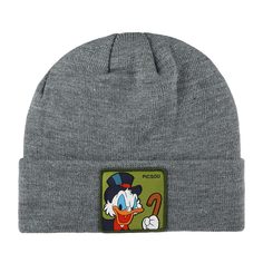 Шапка бини унисекс CAPSLAB CL/DIS/1/BON/SCR2 Disney Scrooge McDuck серая, one size Capslab®