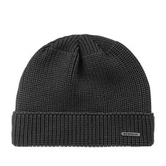 Шапка бини унисекс Stetson 8599345 BEANIE MERINO темно-серая, one size