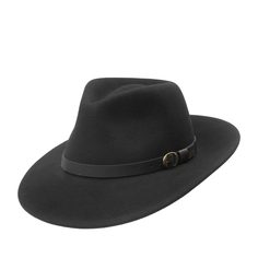 Шляпа мужская Bailey 7006 BRIAR черная, р. 57