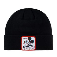 Шапка бини унисекс CAPSLAB CL/DIS/1/BON/FLO1 Disney Mickey Mouse черная, one size Capslab®