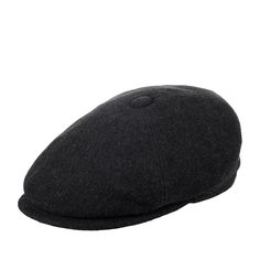 Кепка шестиклинка унисекс Stetson 6640105 6-PANEL CAP WOOL/CASHMERE темно-серая, р. 59